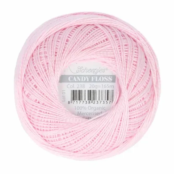 Scheepjes Candy Floss 20g - 238 Powder Pink