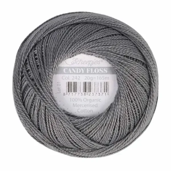 Scheepjes Candy Floss 20g - 242 Metal Grey