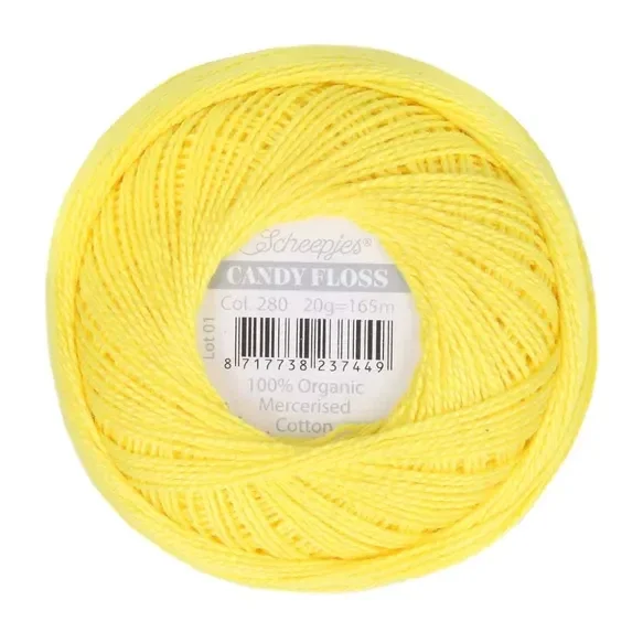 Scheepjes Candy Floss 20g - 280 Lemon