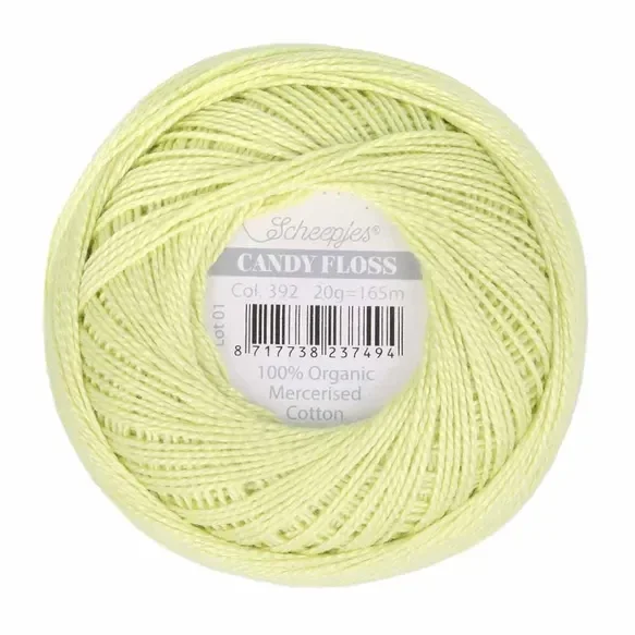 Scheepjes Candy Floss 20g- 392 Lime Juice