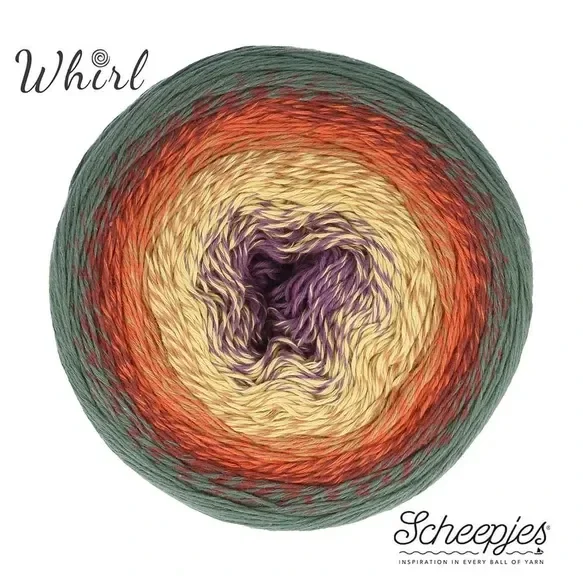 Scheepjes Cotton Whirl 1x1000m - 708 Pumpkin Spice