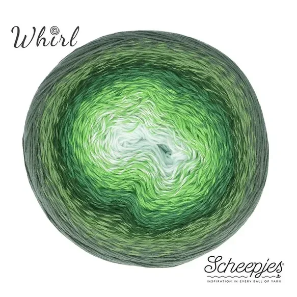 Scheepjes Cotton Whirl 1x1000m - 709 Lettuce Party