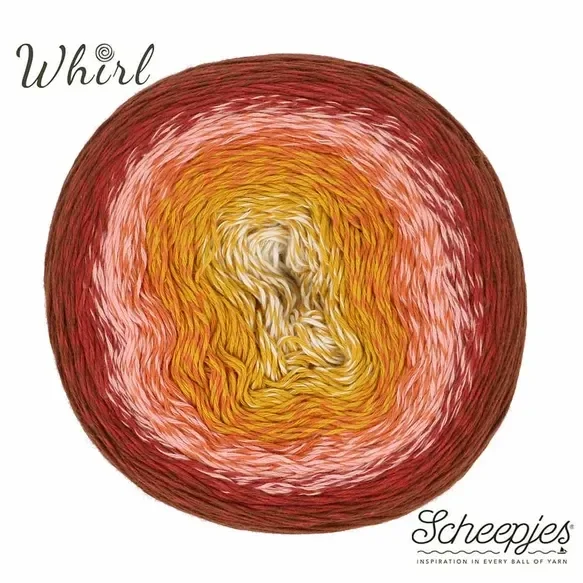 Scheepjes Cotton Whirl 1x1000m - 714 Cherry On Top
