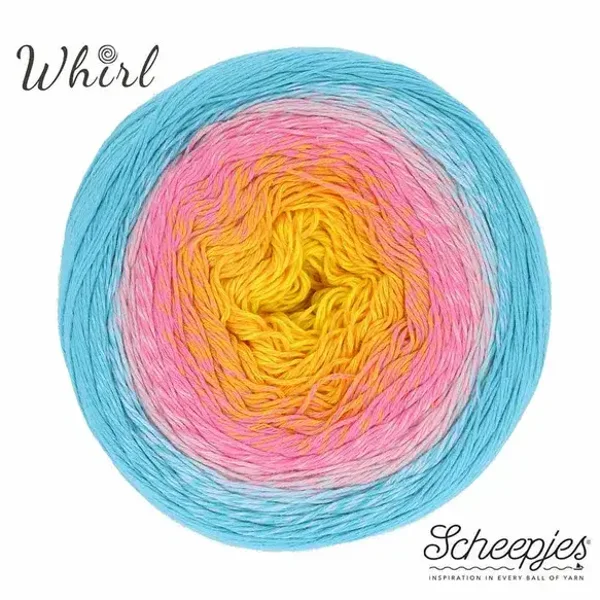 Scheepjes Cotton Whirl 1x1000m - 719 Fields of Nectar
