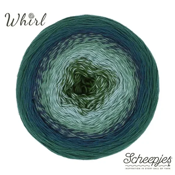 Scheepjes Cotton Whirl 1x1000m - 724 Underwater World