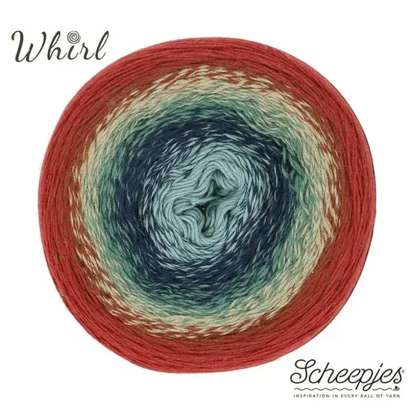 Scheepjes Cotton Whirl 1x1000m - 726 Rustic Retreat