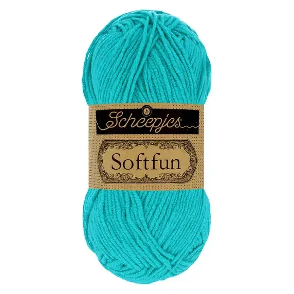 Scheepjes Softfun 50 g - 2423 Bright Turquoise