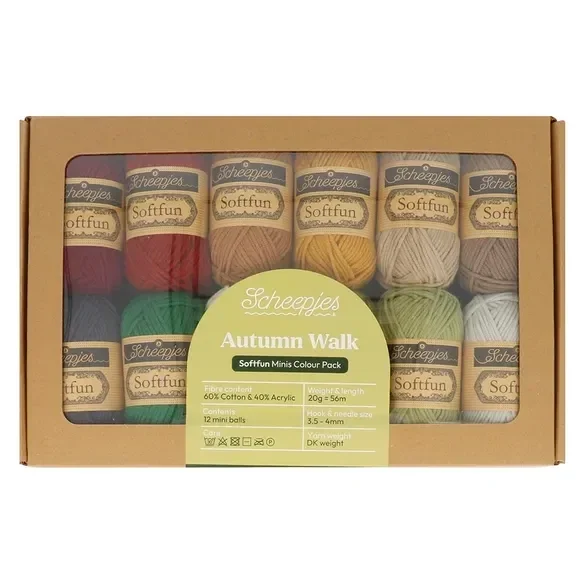 Scheepjes Softfun colour pack 12x20g - Autumn Walk