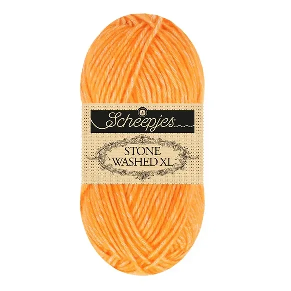 Scheepjes Stone Washed XL 50g - 882 Orange Calcite