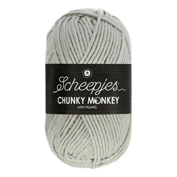 Scheepjes Chunky Monkey 100 - 1203 Pale Grey