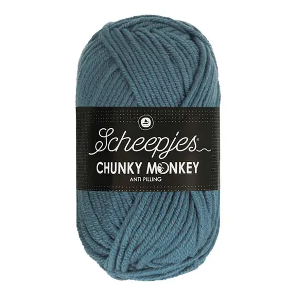 Scheepjes Chunky Monkey 100g - 1302 Air Force Blue