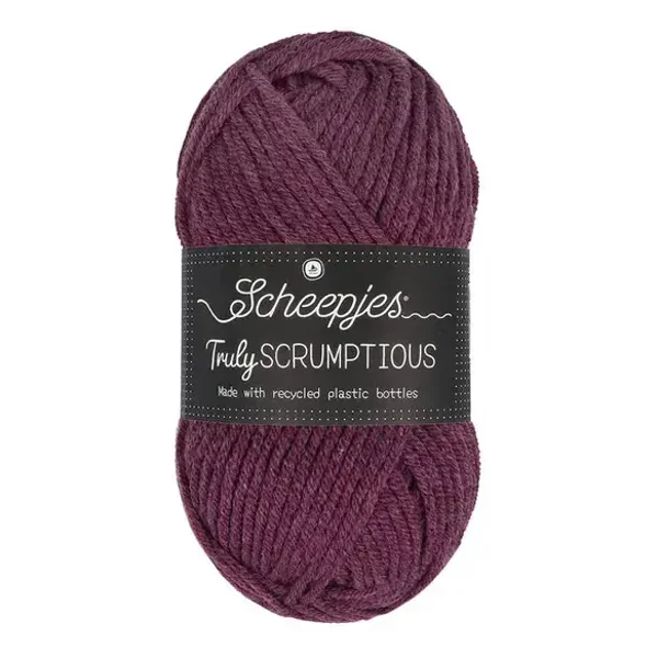 Scheepjes Truly Scrumptious 100g - 369 Mul. Wine Plum Cob.