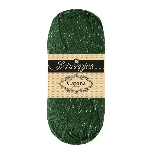 Scheepjes Catona Shine 1x50g - 525-S Fir - Silver
