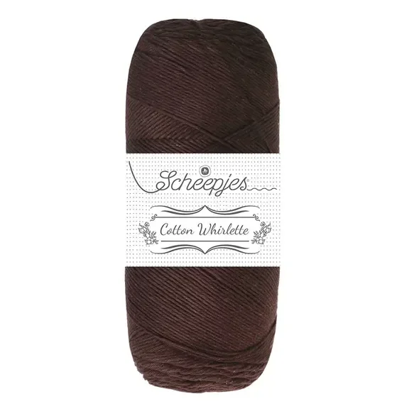 Scheepjes Cotton Whirlette 1x100g - 822 Dark Chocolate