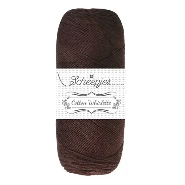 Scheepjes Cotton Whirlette 1x100g - 822 Dark Chocolate