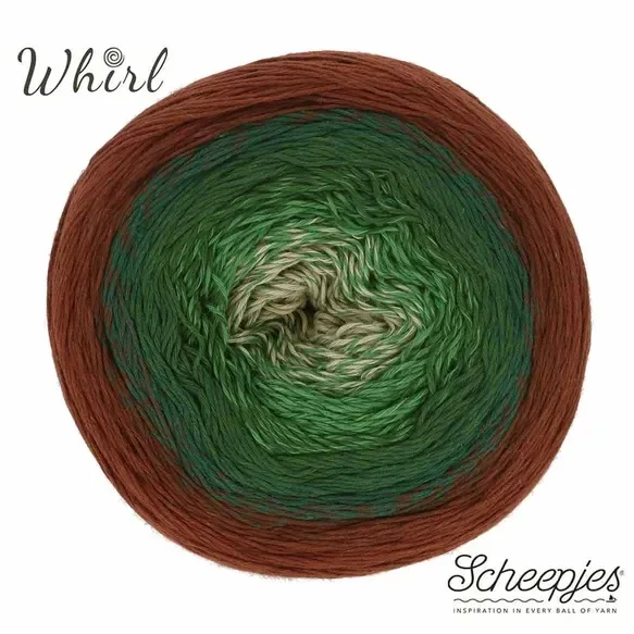 Scheepjes Cotton Whirl 1x1000m - 727 Woodland Walk