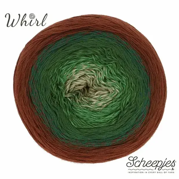 Scheepjes Cotton Whirl 1x1000m - 727 Woodland Walk