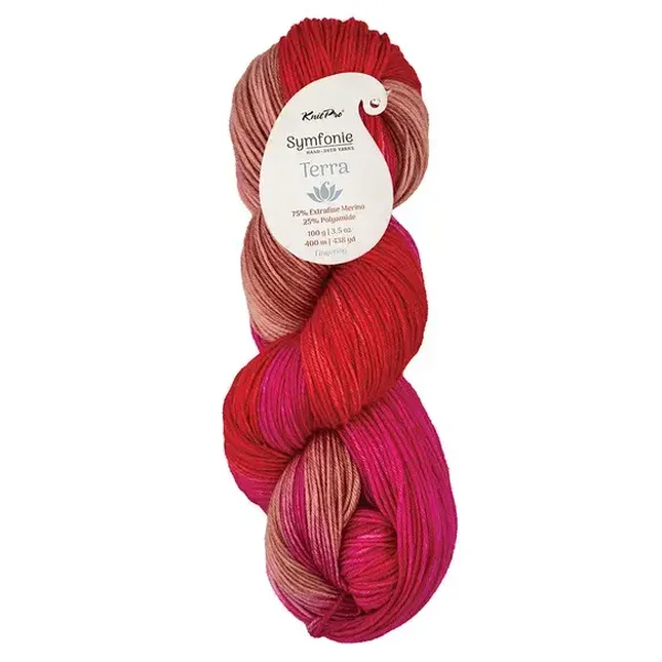 Symfonie Terra variegated 1x100g - VR2022 Rhubarb