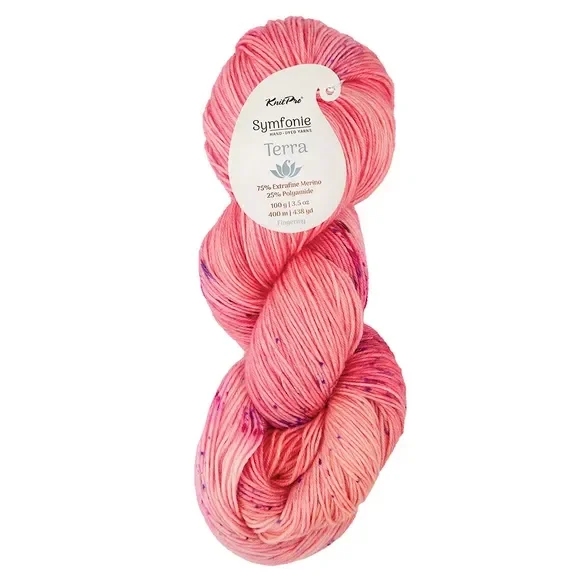 Symfonie Terra variegated 1x100g - VR2023 Blush