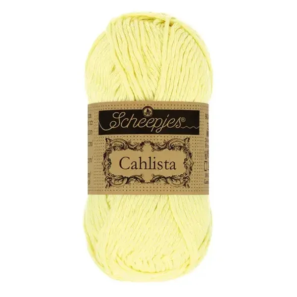 Scheepjes Cahlista 50g  - 100 Lemon Chiffon