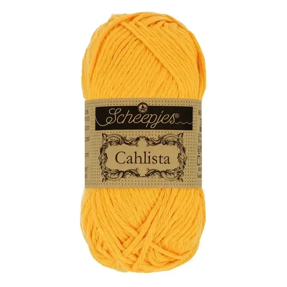Scheepjes Cahlista 50g -  208 Yellow Gold