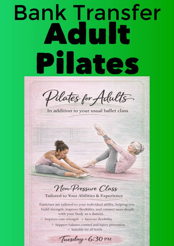 Bank Transfer Payment for Adult Pilates May 2026