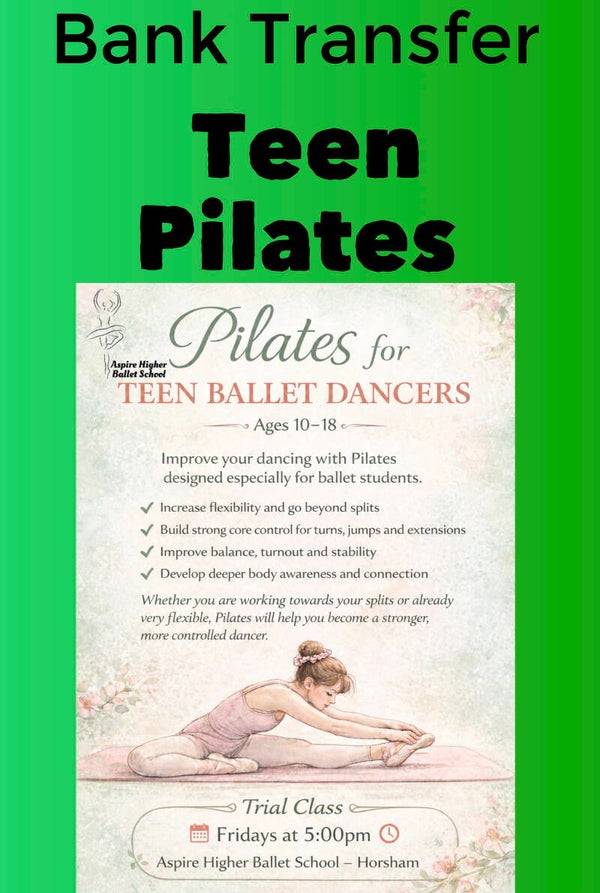 Bank Transfer Payment Teens Pilates May 2026