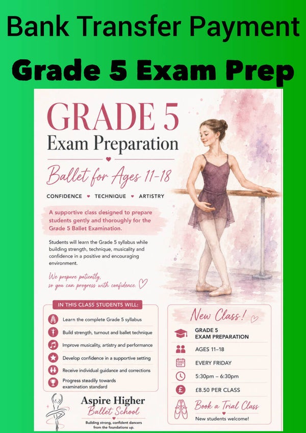 Bank Transfer grade 5 Exam prep JULY
