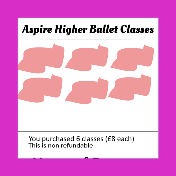 💳 card payment for 6 flexible classes