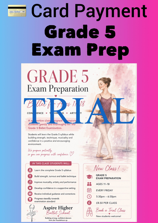 💳Card payment 1 Week Trial Grade 5 Exam prep