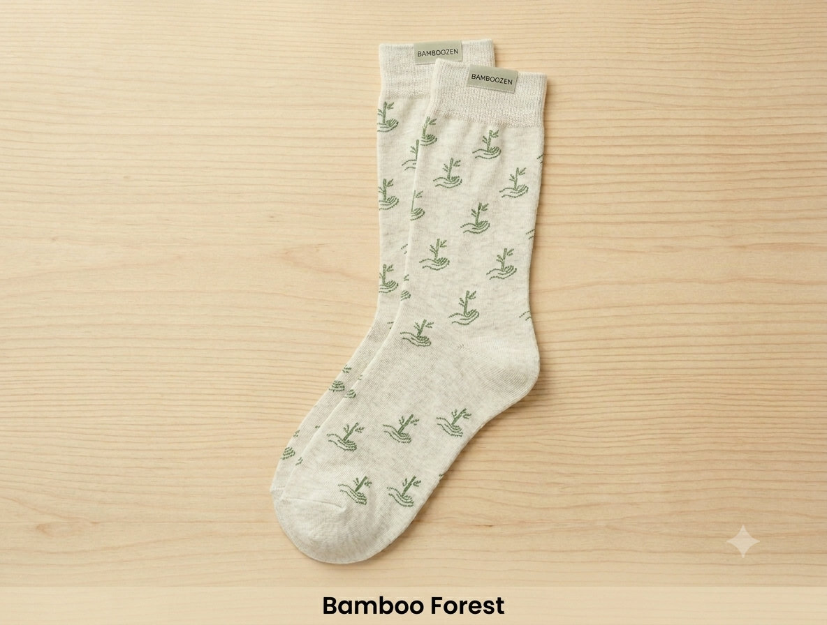 Lot  3 paires Bamboo Forest