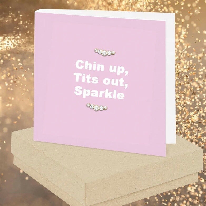 Sterling Silver Stud Earrings - Chin Up