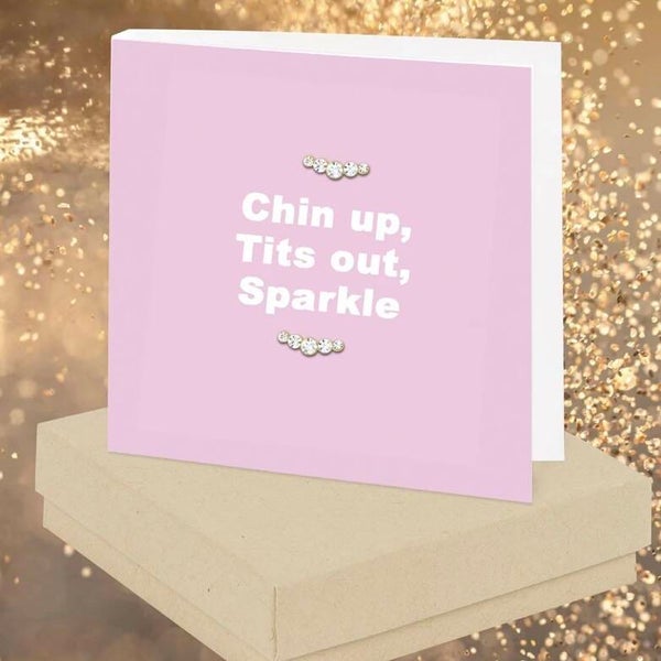 Sterling Silver Stud Earrings - Chin Up