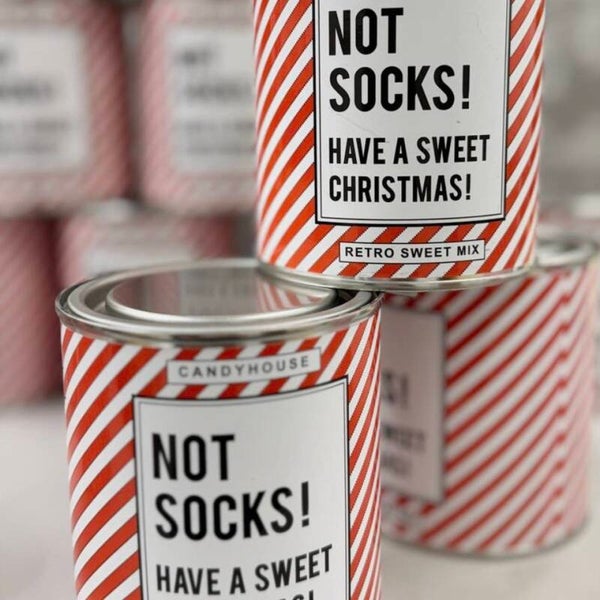Retro Sweet Sock Tin