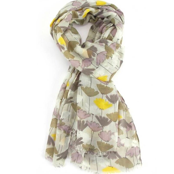 Tulips Scarf Olive