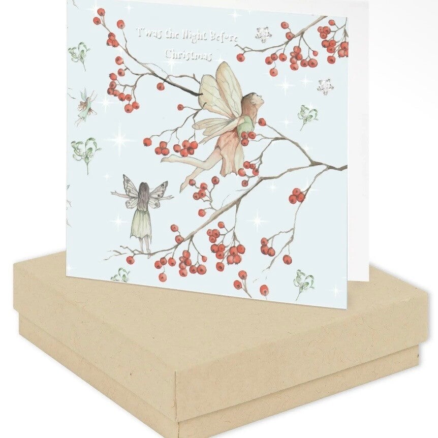 Sterling Silver Stud Earrings - Christmas Fairy