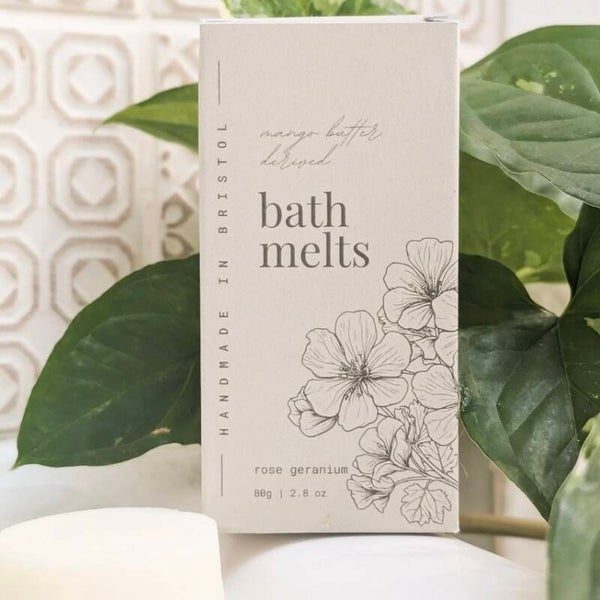 Rose Geranium Butter Bath Melts