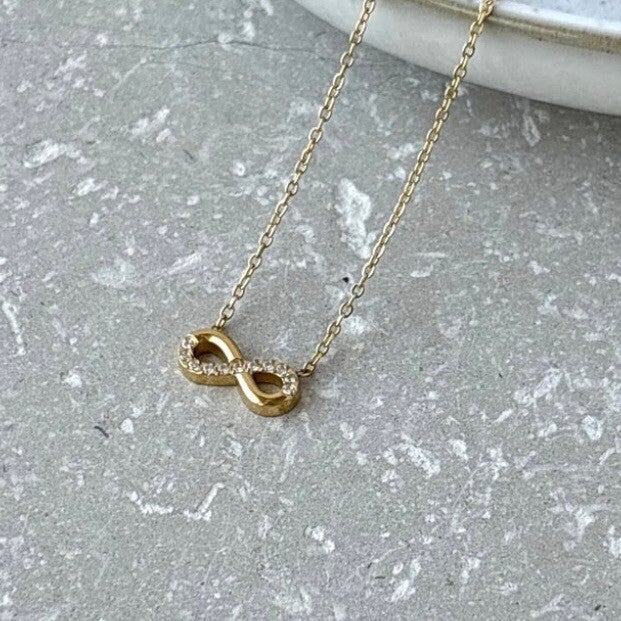 Gold Infinity Necklace