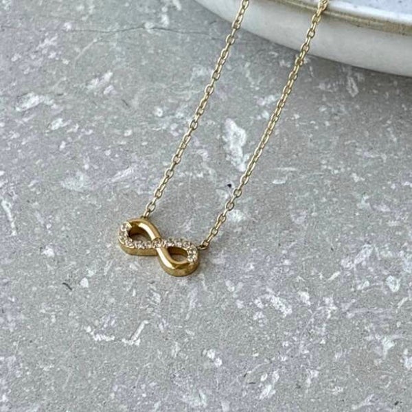 Gold Infinity Necklace