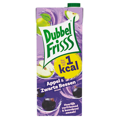Dubbel Friss 1kcal Appel & Zware bes 1,5 Liter
