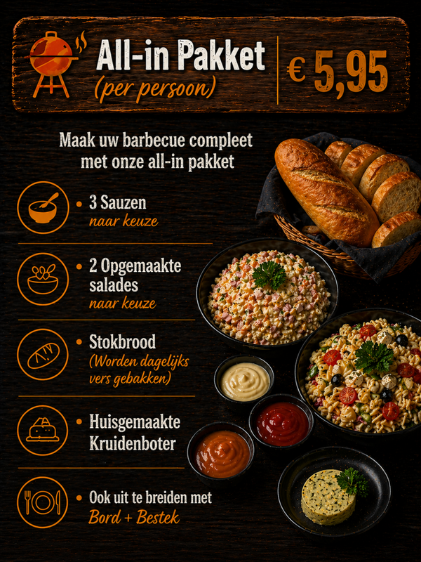 All-in Pakket (per persoon)