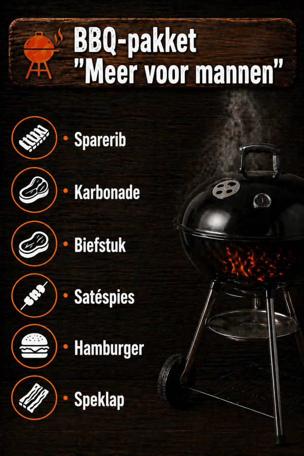 BBQ-pakket "Meer voor mannen"