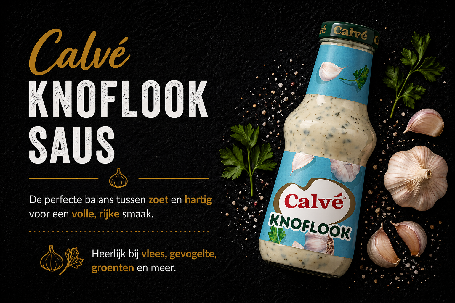 Calvé Knoflooksaus 320ML