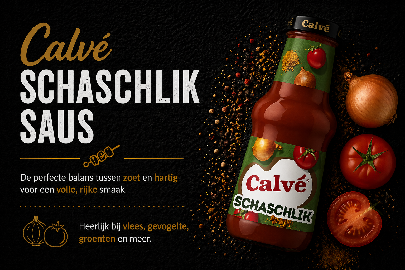 Calvé Schaschlik saus 250ML