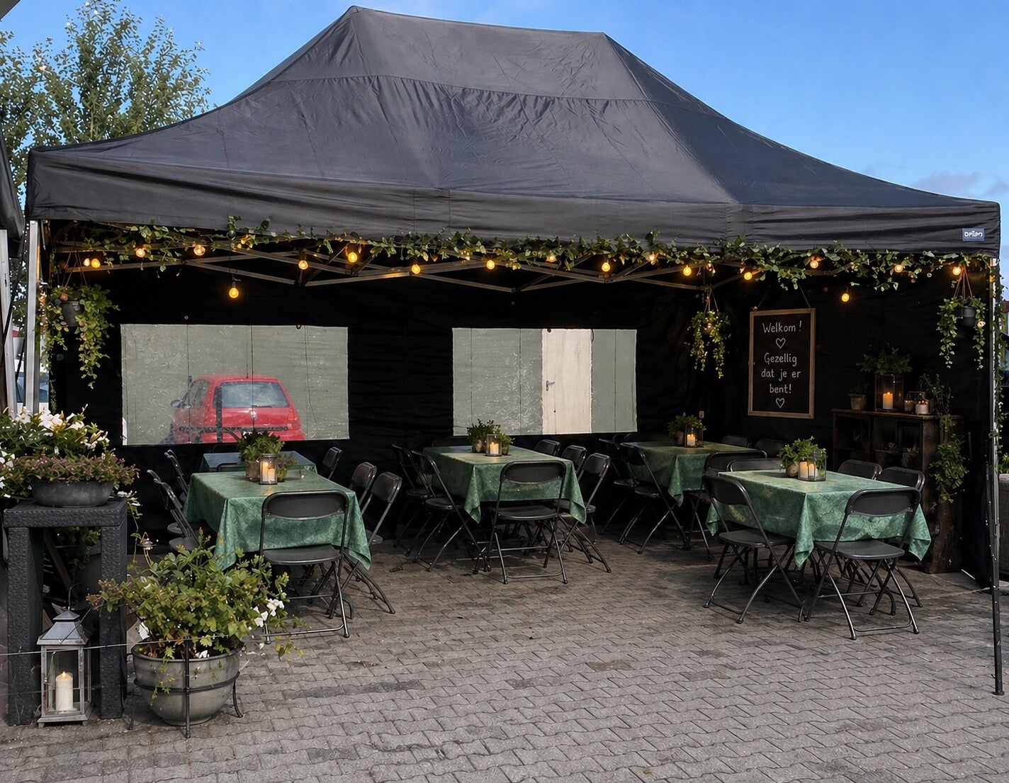 Easy-up Tent 4 x 6 Meter