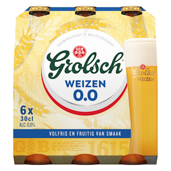Grolsch Weizen 0.0 per flesje
