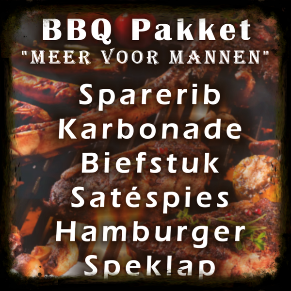 BBQ-pakket "Meer voor mannen"