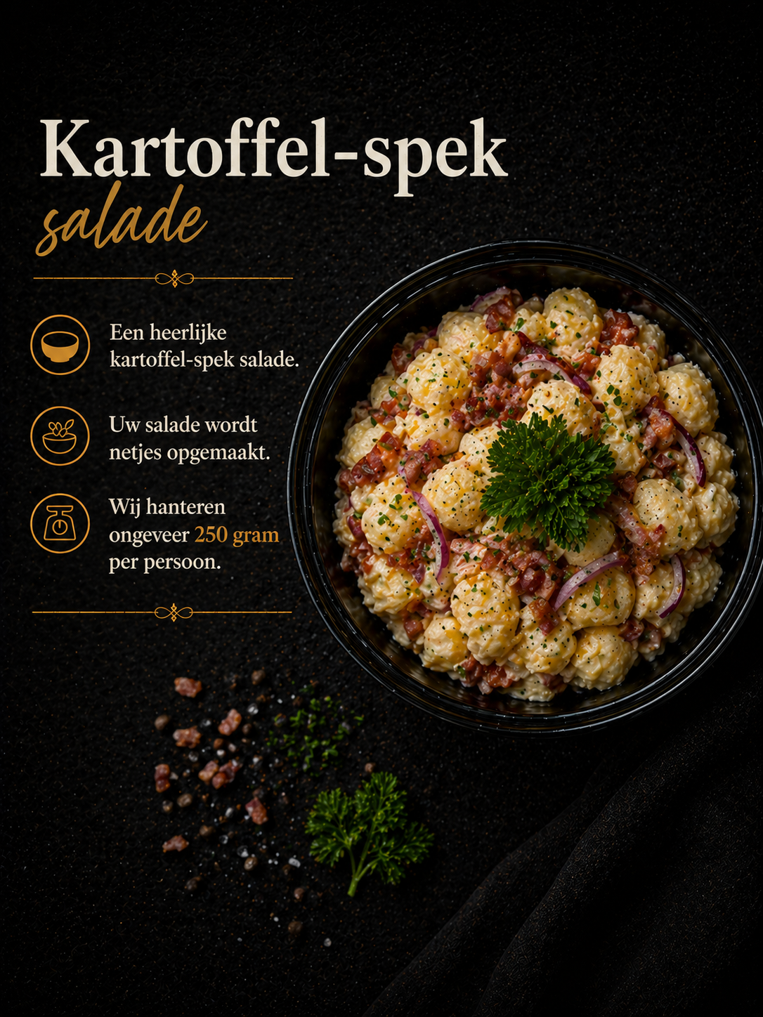 Kartoffel-spek salade