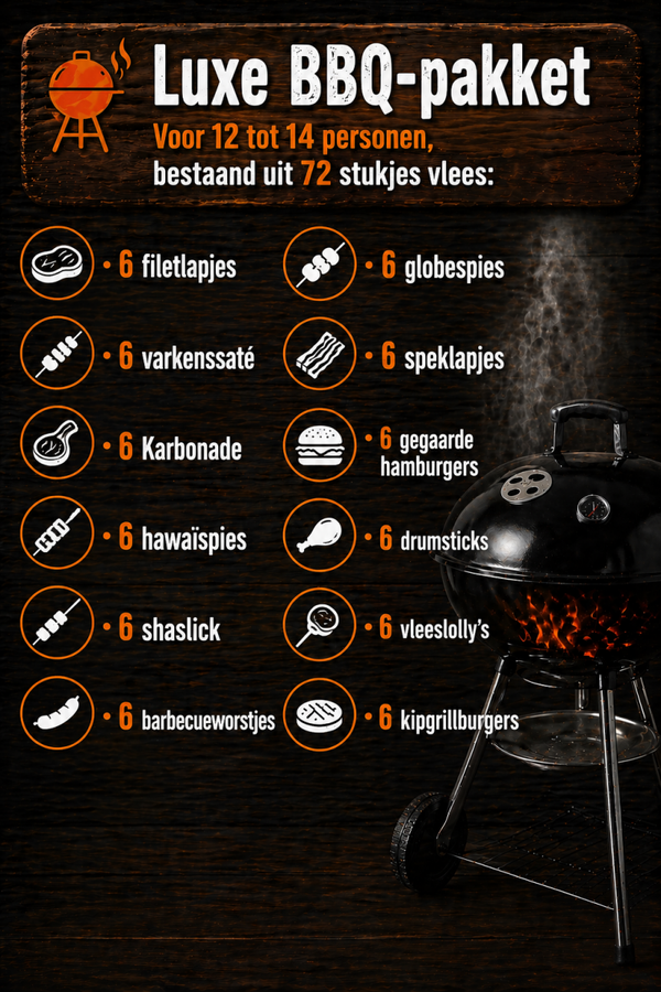Luxe barbecue pakket