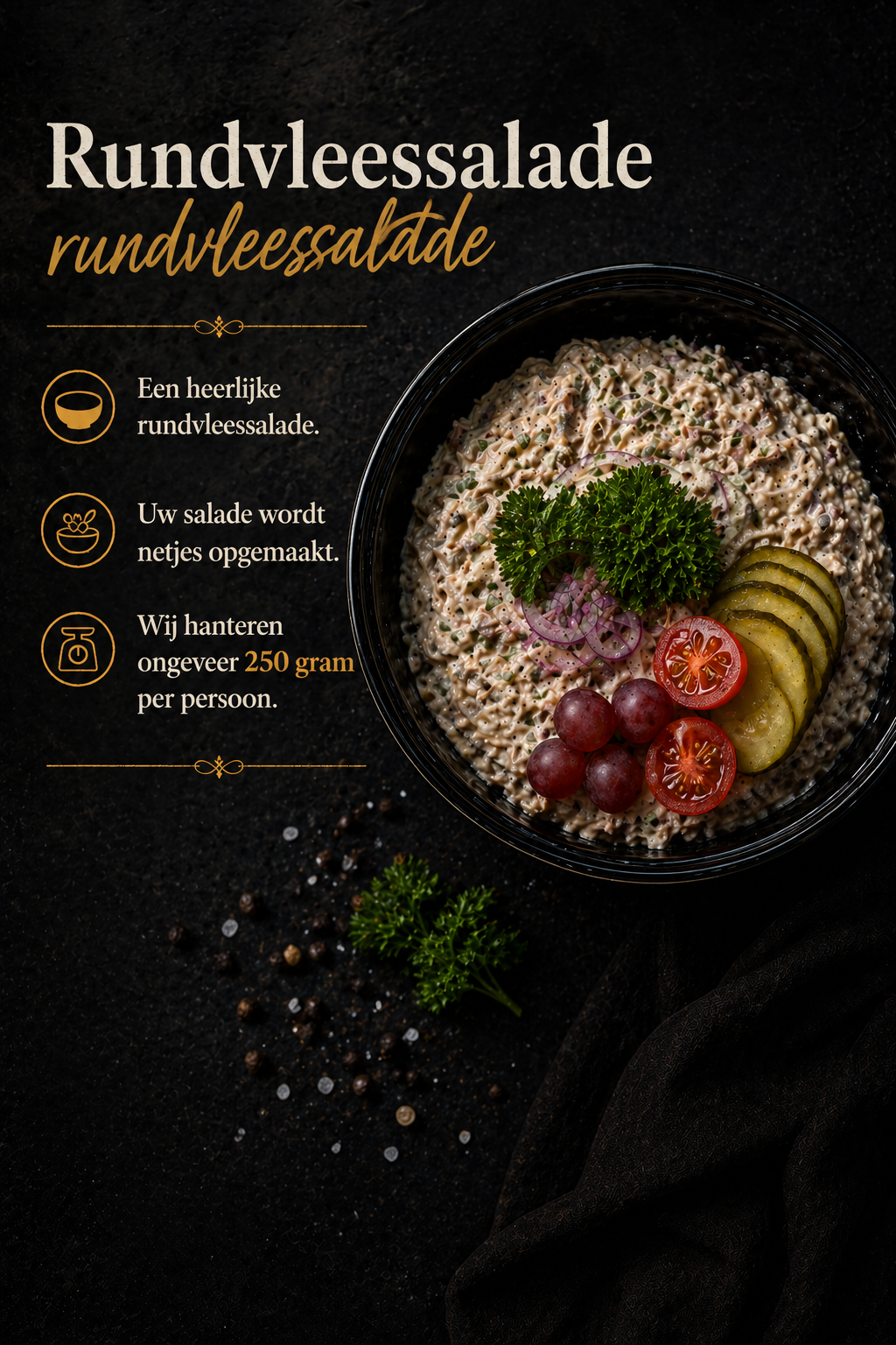 Rundvleessalade